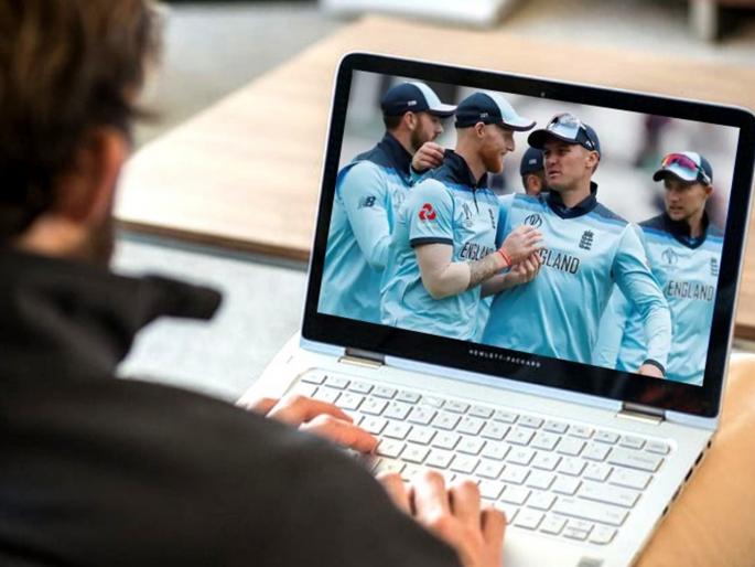 ICC World Cup 2019: Pakistani fans watch World Cup matches are free on laptop | ICC World Cup 2019 : पाकिस्तानी चाहते फुकटात पाहताहेत वर्ल्ड कप सामने, तेही लॅपटॉपवर!