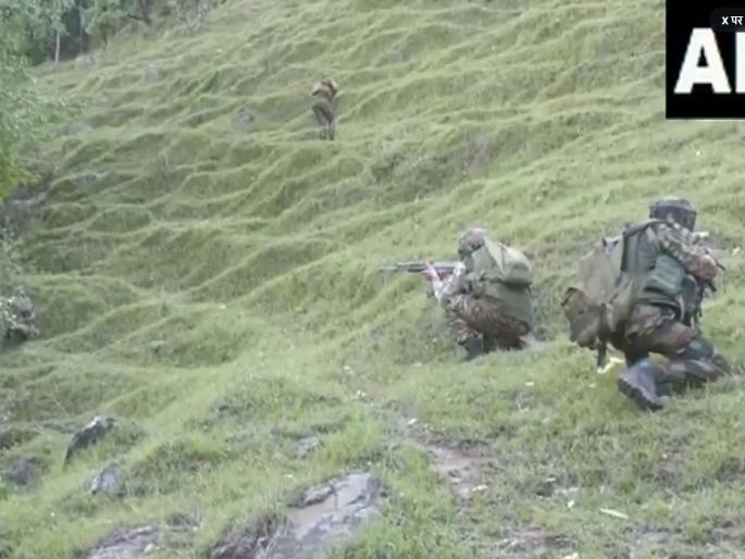 Big news! Third encounter in Kashmir after Pahalgam terrorist attack; One jawan martyred | मोठी बातमी! पहलगाम हल्ल्यानंतर काश्मीरमध्ये तिसरी चकमक; एक जवान शहीद   Big news! Third encounter in Kashmir after Pahalgam terrorist attack; One jawan martyred | मोठी बातमी! पहलगाम हल्ल्यानंतर काश्मीरमध्ये तिसरी चकमक; एक जवान शहीद