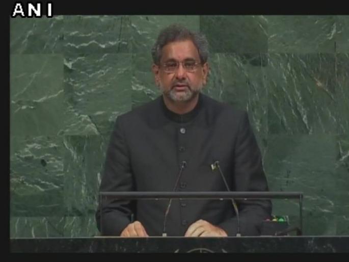 Pak PM condoles 'Kashmir' anger, says special messenger to be made in Kashmir | पाक पंतप्रधानांनी UNमध्ये आळवला 'काश्मीर' राग, म्हणे काश्मीरमध्ये करा विशेष दूत तैनात Pak PM condoles 'Kashmir' anger, says special messenger to be made in Kashmir | पाक पंतप्रधानांनी UNमध्ये आळवला 'काश्मीर' राग, म्हणे काश्मीरमध्ये करा विशेष दूत तैनात