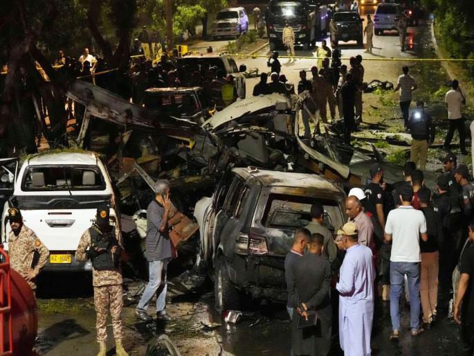that bomb blast only to spoil Pakistan-China relations | पाक-चीन संबंध बिघडविण्यासाठीच ‘ताे’ बाॅम्बस्फाेट that bomb blast only to spoil Pakistan-China relations | पाक-चीन संबंध बिघडविण्यासाठीच ‘ताे’ बाॅम्बस्फाेट