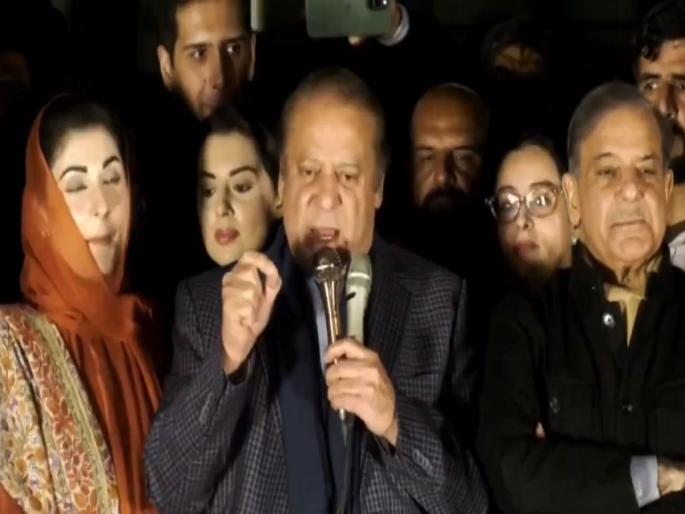 pakistan election, politics, Nawaz Sharif's announcement of government formation | नवाज शरीफ यांची सरकार स्थापनेची घोषणा; आता अपक्ष उमेदवारांच्या हातात पाकिस्तानचे भविष्य pakistan election, politics, Nawaz Sharif's announcement of government formation | नवाज शरीफ यांची सरकार स्थापनेची घोषणा; आता अपक्ष उमेदवारांच्या हातात पाकिस्तानचे भविष्य