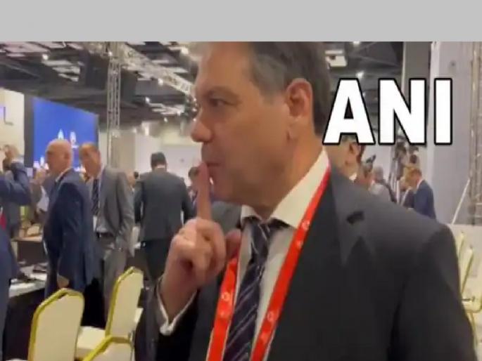 Interpole meeting in New Delhi | Pakistan official keep quite on Dawood and Hafiz saeed question | 'दाऊद आणि सईदला भारताच्या स्वाधिन कधी करणार?' पत्रकाराच्या प्रश्नावर पाकिस्तानी अधिकाऱ्याची 'बोलती बंद' Interpole meeting in New Delhi | Pakistan official keep quite on Dawood and Hafiz saeed question | 'दाऊद आणि सईदला भारताच्या स्वाधिन कधी करणार?' पत्रकाराच्या प्रश्नावर पाकिस्तानी अधिकाऱ्याची 'बोलती बंद'