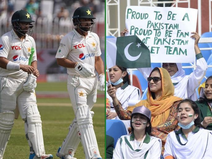 PAK vs AUS 1st Test : The Rawalpindi Test is only the second match in the history of Test cricket with a century stand for the first wicket in three different innings | PAK vs AUS 1st Test : ७६ वर्षांनी कसोटी क्रिकेटमध्ये नोंदवली गेली ऐतिहासिक कामगिरी; ऑस्ट्रेलियन-पाकिस्तानी ठरले लय भारी! 