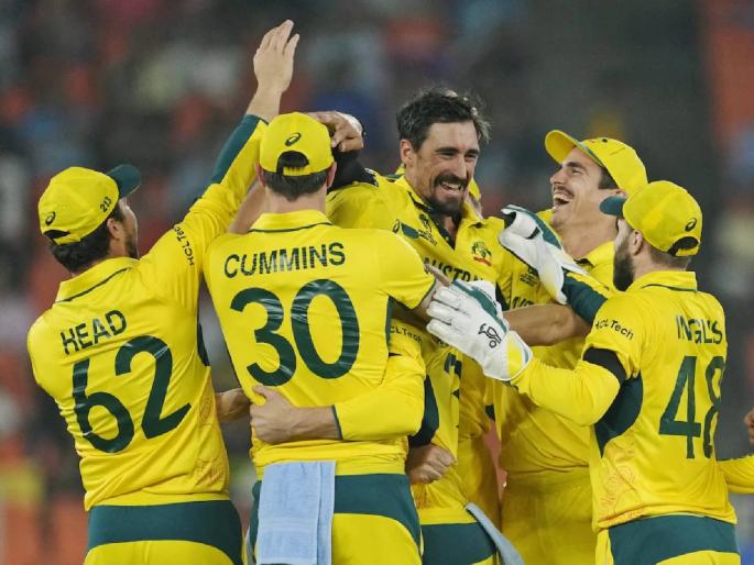 AUS vs ENG Live : Australia won by 33 runs, ENGLAND KNOCKED OUT OF WORLD CUP 2023 & out of champions trophy 2025  | ऑस्ट्रेलियाचे पाऊल पडते पुढे! इंग्लंडचे आव्हान संपले, चॅम्पियन्स ट्रॉफी २०२५चे तिकिटही हुकले 