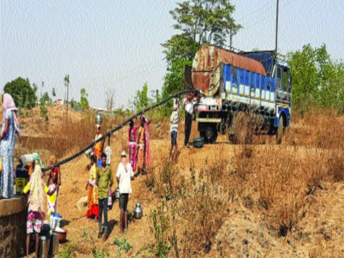 In the Palghar district, the water cut shikhar | पालघर जिल्ह्यात जलयुक्त शिवार फसली, दुष्काळातील वास्तव In the Palghar district, the water cut shikhar | पालघर जिल्ह्यात जलयुक्त शिवार फसली, दुष्काळातील वास्तव