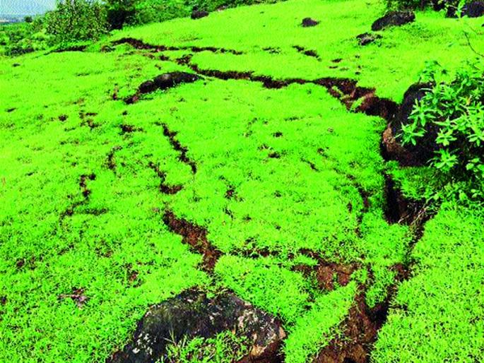 The danger of 'Malin' in Pale Naama village | पाले नामा गावात ‘माळीण’चा धोका