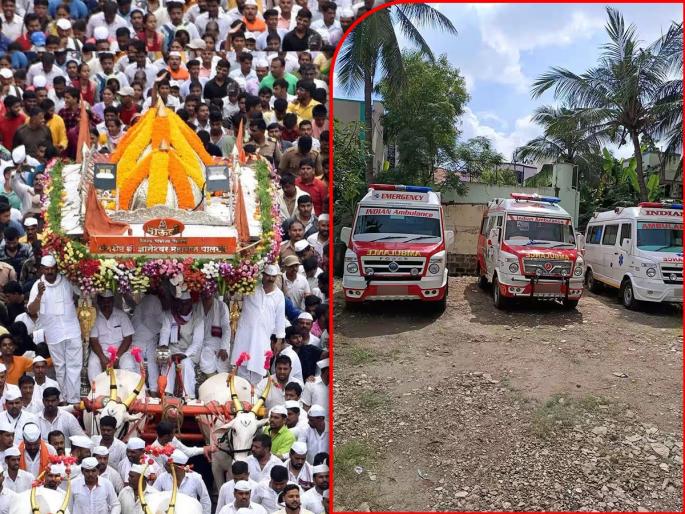 Boycott of palanquin celebrations if wages are not received Ambulance drivers will protest | वेतन न मिळाल्यास पालखी सोहळ्यावर बहिष्कार; रुग्णवाहिका चालक आंदोलन करणार Boycott of palanquin celebrations if wages are not received Ambulance drivers will protest | वेतन न मिळाल्यास पालखी सोहळ्यावर बहिष्कार; रुग्णवाहिका चालक आंदोलन करणार