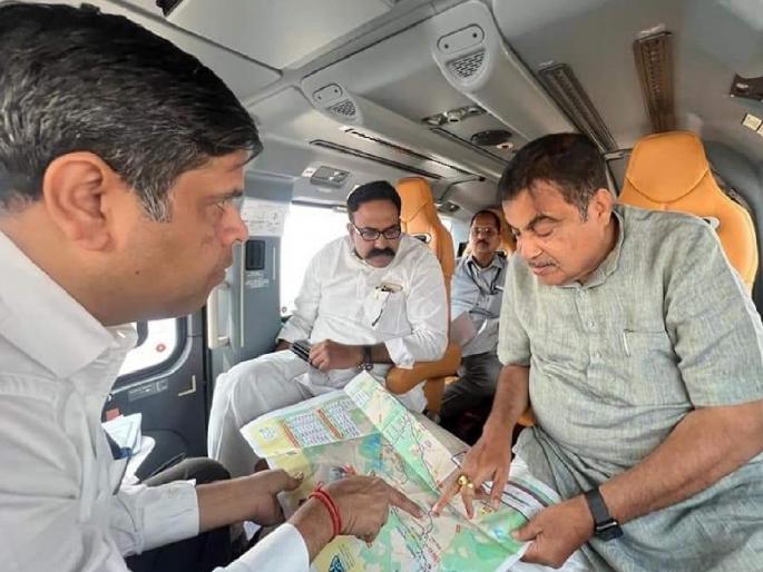 Aerial inspection of Sant Dnyaneshwar Maharaj Palkhi Marg by Union Minister Nitin Gadkari | संत ज्ञानेश्वर महाराज पालखी मार्गाची केंद्रीय मंत्री नितीन गडकरींकडून हवाई पाहणी