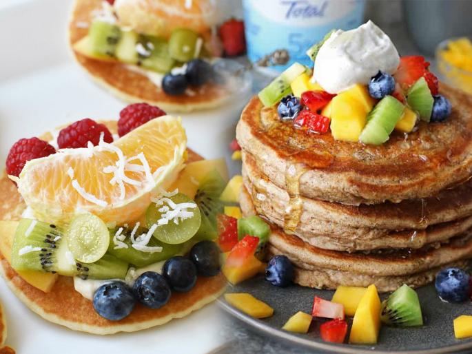 Summer Special : How to make a pancake, make perfect desi- eggless nutritious pancakes at home | आज नाश्त्याला काय वेगळं-भारी करणार? या अवघड प्रश्नाचं घ्या, देसी पौष्टिक गोड उत्तर..
