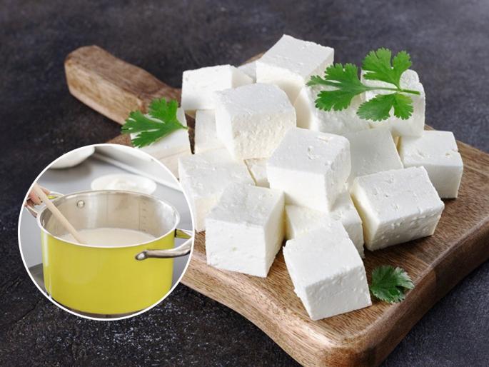 2 special tips to make instant paneer at home, forget adulterated paneer - eat nutritious homemade paneer | घरीच झटपट पनीर करण्याची २ खास टिप, भेसळीचं पनीर विसरा-खा घरचे पौष्टिक पनीर