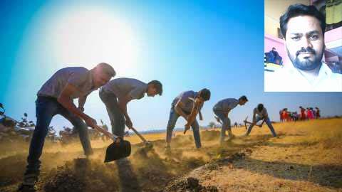 The Solution of Water Foundation in Solapur district will definitely be the work of the labor force; Drought! | श्रमदानाचे नक्कीच चीज होईल; दुष्काळ मिटेल ! The Solution of Water Foundation in Solapur district will definitely be the work of the labor force; Drought! | श्रमदानाचे नक्कीच चीज होईल; दुष्काळ मिटेल !