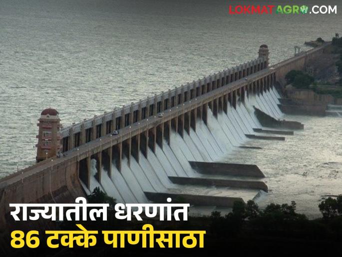 Latest News Maharashtra Dam Storage water storage in dams of maharashtra is 86.07 percent, read details | राज्यातील धरणांत 86.07 टक्के इतका उपयुक्त पाणीसाठा, वाचा मोठया धरणांतील पाणीसाठा 