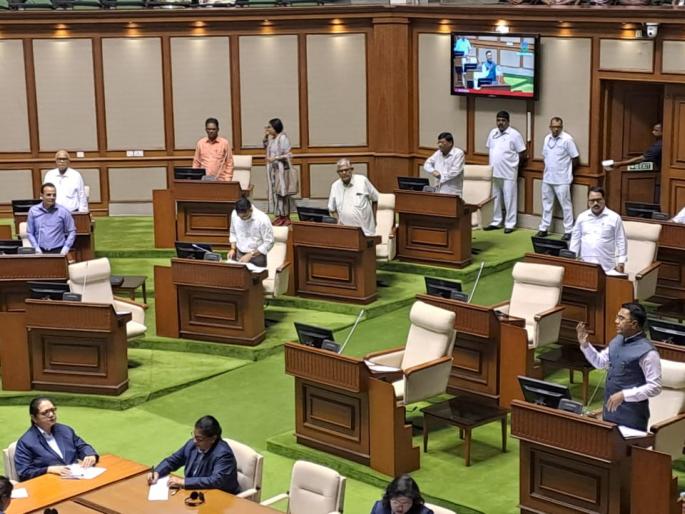 For the second day in a row the rulers blocked the Question Time; This is the first time in the history of Goa that the rulers stopped the work | सलग दुसऱ्या दिवशीही सत्ताधाऱ्यांनी प्रश्नकाळ रोखला; सत्ताधाऱ्यांनी कामकाज रोखण्याचा गोव्याच्या इतिहासात पहिलाच प्रकार For the second day in a row the rulers blocked the Question Time; This is the first time in the history of Goa that the rulers stopped the work | सलग दुसऱ्या दिवशीही सत्ताधाऱ्यांनी प्रश्नकाळ रोखला; सत्ताधाऱ्यांनी कामकाज रोखण्याचा गोव्याच्या इतिहासात पहिलाच प्रकार