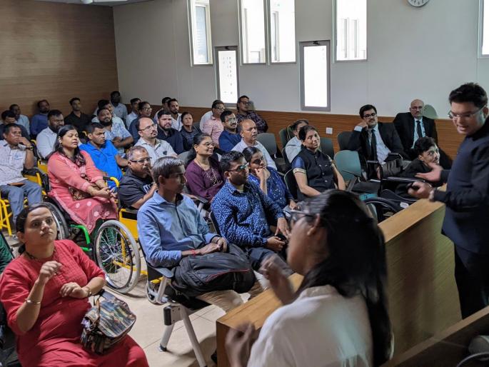 Emphasis on empowerment of disabled people in the state through cyber security workshops | सायबरसुरक्षा कार्यशाळेच्या माध्यमातून राज्यातील दिव्यांगाच्या सक्षमीकरणावर भर Emphasis on empowerment of disabled people in the state through cyber security workshops | सायबरसुरक्षा कार्यशाळेच्या माध्यमातून राज्यातील दिव्यांगाच्या सक्षमीकरणावर भर