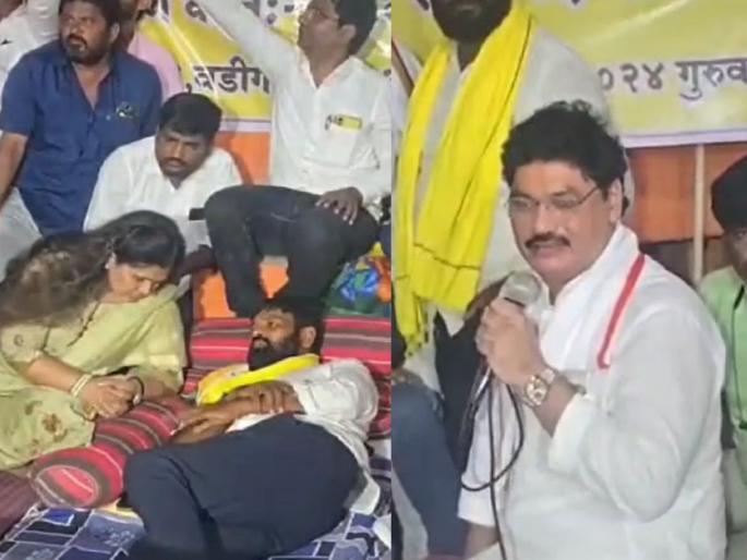 OBC leaders began to unite! "Tell me how the reservation will not be shocked"; pankaja, Dhananjay Munde visit Laxman Hake | ओबीसी नेते एकवटू लागले! "आरक्षणाला कसा धक्का बसणार नाही हे सांगा"; मुंडे बहीण-भाऊ हाकेंच्या भेटीला OBC leaders began to unite! "Tell me how the reservation will not be shocked"; pankaja, Dhananjay Munde visit Laxman Hake | ओबीसी नेते एकवटू लागले! "आरक्षणाला कसा धक्का बसणार नाही हे सांगा"; मुंडे बहीण-भाऊ हाकेंच्या भेटीला