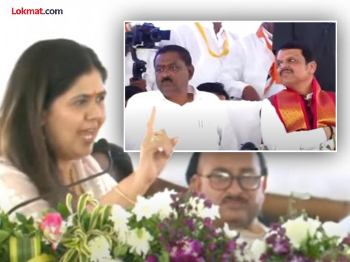 Pankaj's first response to Suresh Dhas' biggest allegation; Referring to Bajrang Sonawane, she said... | सुरेश धसांच्या सगळ्यात मोठ्या आरोपाला पंकजांकडून पहिल्यांदाच उत्तर; बजरंग सोनवणेंचा उल्लेख करत म्हणाल्या... Pankaj's first response to Suresh Dhas' biggest allegation; Referring to Bajrang Sonawane, she said... | सुरेश धसांच्या सगळ्यात मोठ्या आरोपाला पंकजांकडून पहिल्यांदाच उत्तर; बजरंग सोनवणेंचा उल्लेख करत म्हणाल्या...