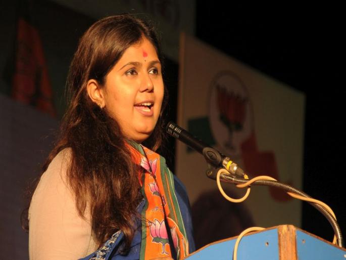 I would have given reservation in the maratha community - Pankaja munde | शिवरायांची शपथ घेऊन सांगते, माझ्याकडे फाईल असती तर झटक्यात आरक्षण दिलं असतं- पंकजा I would have given reservation in the maratha community - Pankaja munde | शिवरायांची शपथ घेऊन सांगते, माझ्याकडे फाईल असती तर झटक्यात आरक्षण दिलं असतं- पंकजा