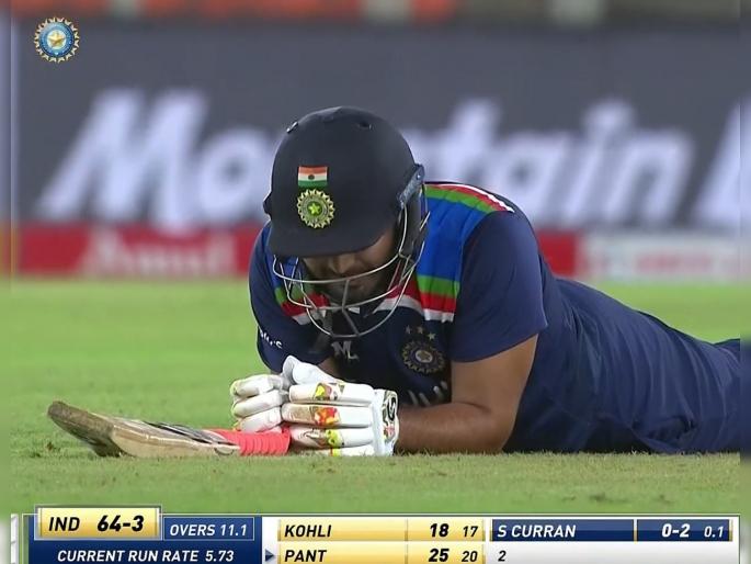 IND vs ENG, 3rd T20 : Rishabh Pant is run out, Breaking apart the Virat Kohli/Pant partnership | IND vs ENG, 3rd T20 : अती घाई नडली!; एका धावेसाठी टीम इंडियानं महत्त्वाची विकेट गमावली