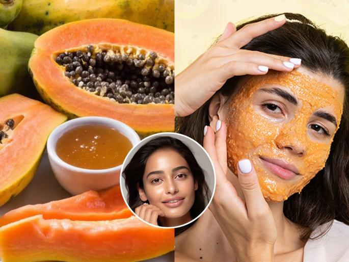 Apply this papaya mask twice a week, it is a panacea for all problems like pimples, acne, and dead skin cells. | आठवड्यातून २ वेळा पपईचा 'हा' मास्क लावा, पिंपल्स-मुरुम-मृतपेशी सगळ्या समस्यांवर रामबाण उपाय