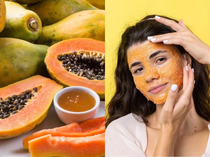 Papaya Will Bring Flawless Glow On The Face Make Face Packs With These 5 Ways 5 Ways To Use Papaya For Glowing Skin How To Make Papaya Mask For Soft And Glowing Skin 5 ways to use papaya to make face mask for glowing skin | वाटीभर पपईचा गर करतो त्वचेच्या 'या' समस्या दूर! चेहऱ्यावरचा डलनेस होईल चटकन गायब...