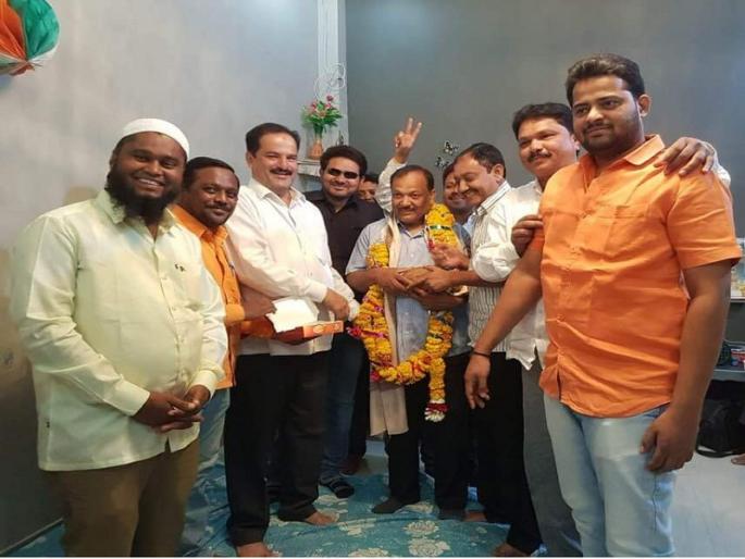 Parihar's re-election as the district president of Parabhani NCP | राष्ट्रवादीच्या शहर जिल्हाध्यक्षपदी परिहार यांची फेरनिवड