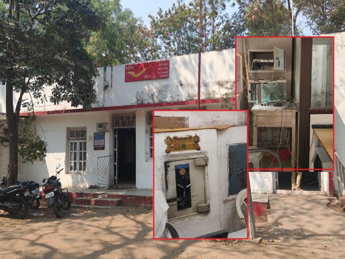 Aadhaar Centre materials stolen from Parali post office; Treasury money saved as lock not broken | परळीत पोस्टऑफिसमधून 'आधार'चे साहित्य लंपास; कुलूप न तुटल्याने ट्रेझरीतील रक्कम वाचली Aadhaar Centre materials stolen from Parali post office; Treasury money saved as lock not broken | परळीत पोस्टऑफिसमधून 'आधार'चे साहित्य लंपास; कुलूप न तुटल्याने ट्रेझरीतील रक्कम वाचली