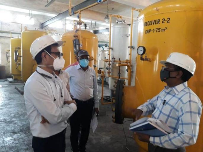 500 cylinders of oxygen can be obtained from the Paras thermal power plant | पारस औष्णिक केंद्रातून मिळू शकताे ५०० सिलिंडर ऑक्सिजनचा साठा