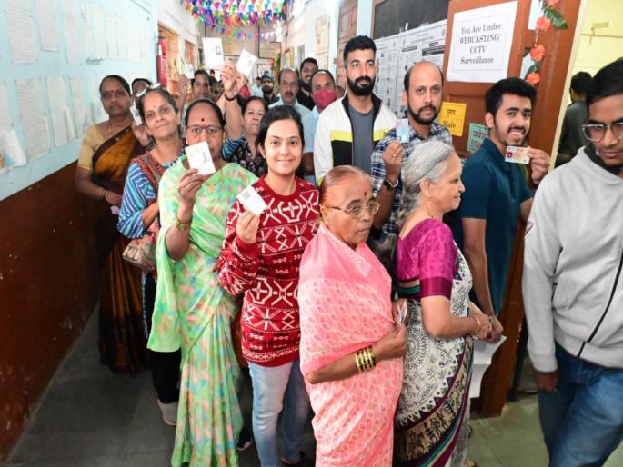In Parbat, the excitement of voting in the morning and the crowd subsided in the afternoon, the process began peacefully | Parvati Vidhan Sabha 2024: पर्वतीत सकाळच्या वेळी मतदानाचा उत्साह तर दुपारनंतर गर्दी ओसरली, शांततेत प्रक्रिया सुरु In Parbat, the excitement of voting in the morning and the crowd subsided in the afternoon, the process began peacefully | Parvati Vidhan Sabha 2024: पर्वतीत सकाळच्या वेळी मतदानाचा उत्साह तर दुपारनंतर गर्दी ओसरली, शांततेत प्रक्रिया सुरु
