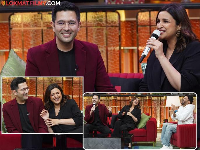Parineeti Chopra Reveals She Googled Raghav Chadha’s Age Height Marital Status After Their First Date | राघव चड्ढांना पहिल्यांदा भेटल्यानंतर परिणीतीने गूगल केलेल्या 'या' गोष्टी, कपिलच्या शोमध्ये खुलासा! Parineeti Chopra Reveals She Googled Raghav Chadha’s Age Height Marital Status After Their First Date | राघव चड्ढांना पहिल्यांदा भेटल्यानंतर परिणीतीने गूगल केलेल्या 'या' गोष्टी, कपिलच्या शोमध्ये खुलासा!