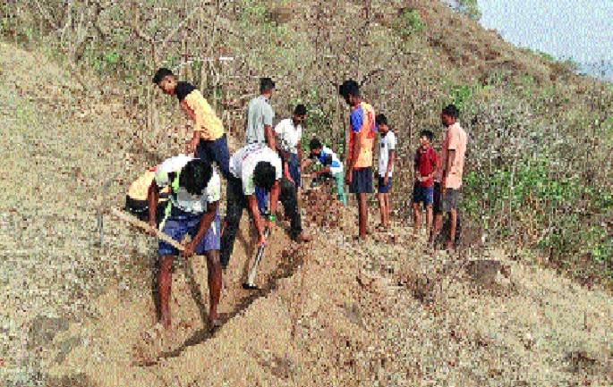 100 flat variables: In-house ventilation | पसरणी घाटात तयार केले १०० समतल चर :-वाईत उपक्रम 100 flat variables: In-house ventilation | पसरणी घाटात तयार केले १०० समतल चर :-वाईत उपक्रम