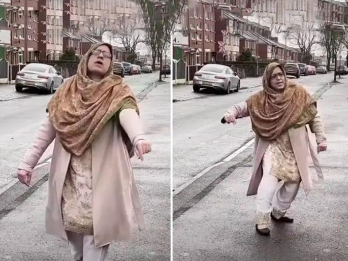 A uk based woman s dance on srk s Pathan movie song The video has gone viral on social media have you seen it | Pathan च्या गाण्यावर महिलेचा भन्नाट डान्स; सोशल मीडियावर व्हिडीओ प्रचंड व्हायरल, तुम्ही पाहिलात का?