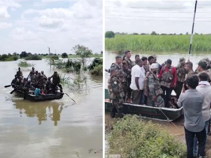 What to do now? The cry of a flood-affected farmer; The army saved his life | पीक गेलं, आता जगून करायचं काय? पूरग्रस्त शेतकऱ्याचा टोकाचा निर्णय, सैन्याने वाचवले प्राण What to do now? The cry of a flood-affected farmer; The army saved his life | पीक गेलं, आता जगून करायचं काय? पूरग्रस्त शेतकऱ्याचा टोकाचा निर्णय, सैन्याने वाचवले प्राण