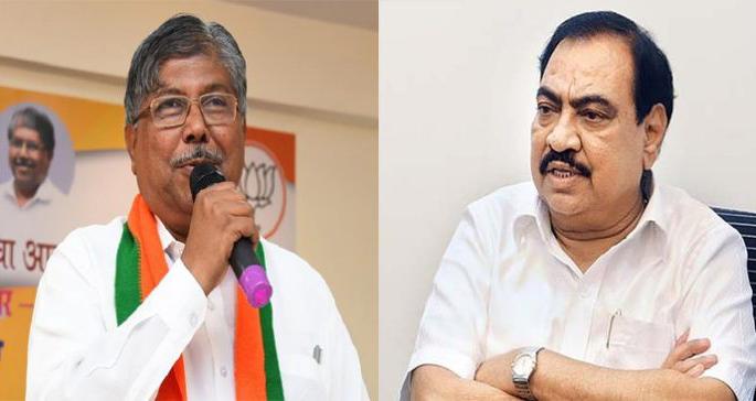 Chandrakant Patil's 'big' commentary on Eknath Khadse's NCP entry; Said ..... | भाजपचे नुकसान होईल असे 'नाथाभाऊ' कधीही वागणार नाही; चंद्रकांत पाटलांना विश्वास Chandrakant Patil's 'big' commentary on Eknath Khadse's NCP entry; Said ..... | भाजपचे नुकसान होईल असे 'नाथाभाऊ' कधीही वागणार नाही; चंद्रकांत पाटलांना विश्वास