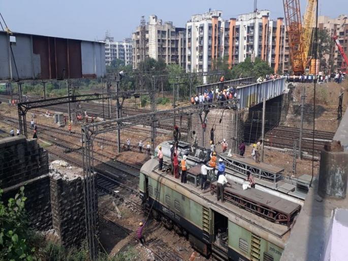 Kalyan's Patri Pool : Brace for Central Railway traffic block due to demolition of Patri Pool today | Kalyan's Patri Pool : कल्याणजवळील पत्रीपुलाचे पाडकाम सुरू