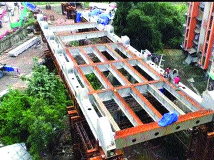 Traffic on Patripula closed during Ain Ganeshotsav | पत्रीपुलावरील वाहतूक ऐन गणेशोत्सवात बंद Traffic on Patripula closed during Ain Ganeshotsav | पत्रीपुलावरील वाहतूक ऐन गणेशोत्सवात बंद