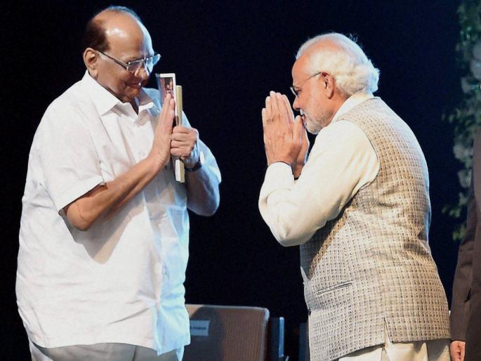 Sharad Pawar attack on PM Narendra Modi | मोदींकडे बोलण्यासारखे काहीच नाही, म्हणून ते हिंदुत्वाकडे वळले, शरद पवारांचा टोला Sharad Pawar attack on PM Narendra Modi | मोदींकडे बोलण्यासारखे काहीच नाही, म्हणून ते हिंदुत्वाकडे वळले, शरद पवारांचा टोला