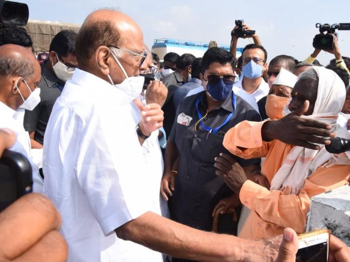 Limitations for state government central should also help says ncp chief Sharad Pawar | शेतकऱ्यांना मदत पुरवण्यात राज्य सरकारला मर्यादा, केंद्रानंही सहकार्य करावं- शरद पवार Limitations for state government central should also help says ncp chief Sharad Pawar | शेतकऱ्यांना मदत पुरवण्यात राज्य सरकारला मर्यादा, केंद्रानंही सहकार्य करावं- शरद पवार