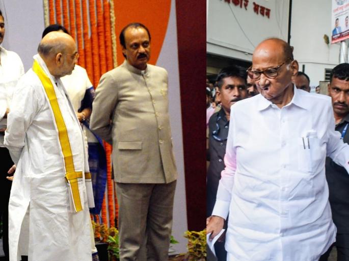 Break to BJP's Dialogue Yatra; Shah-Ajitdada closed door meeting to stop Sharad Pawar maharashtra politics | भाजपच्या संवाद यात्रेला ब्रेक; शरद पवार यांना शह देण्यासाठी शहा-अजितदादा बंद दाराआड भेट Break to BJP's Dialogue Yatra; Shah-Ajitdada closed door meeting to stop Sharad Pawar maharashtra politics | भाजपच्या संवाद यात्रेला ब्रेक; शरद पवार यांना शह देण्यासाठी शहा-अजितदादा बंद दाराआड भेट