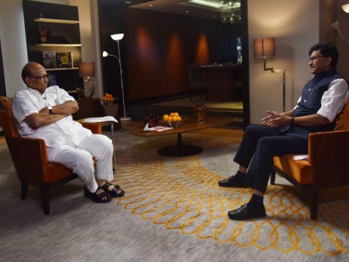 BJP leader Nilesh Rane tweeted criticizing the interview between Sharad Pawar and Sanjay Raut | "लोक चिडले आहेत; शरद पवार अन् संजय राऊतांच्या मुलाखतीत कोणालाही इंटरेस्ट नाही" BJP leader Nilesh Rane tweeted criticizing the interview between Sharad Pawar and Sanjay Raut | "लोक चिडले आहेत; शरद पवार अन् संजय राऊतांच्या मुलाखतीत कोणालाही इंटरेस्ट नाही"