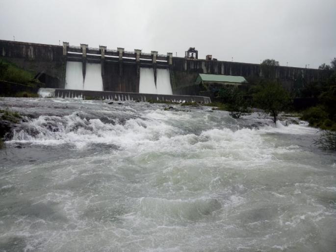 Pavana Dam in Mavla of Pimpri is 100 percent full; 3450 Cusecan Visarga begins ... | पिंपरी - चिंचवडकरांसाठी खुशखबर! मावळातील पवना धरण १०० टक्के भरलं, ३४५० क्यूसेकन विसर्ग सुरु... Pavana Dam in Mavla of Pimpri is 100 percent full; 3450 Cusecan Visarga begins ... | पिंपरी - चिंचवडकरांसाठी खुशखबर! मावळातील पवना धरण १०० टक्के भरलं, ३४५० क्यूसेकन विसर्ग सुरु...