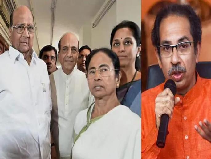 Shiv Sena opposes alliance excluding Congress; says its will benefits to BJP | काँग्रेसला वगळून होणाऱ्या आघाडीला शिवसेनेचा विरोध; वैचारिक मतभेद असले तरी... Shiv Sena opposes alliance excluding Congress; says its will benefits to BJP | काँग्रेसला वगळून होणाऱ्या आघाडीला शिवसेनेचा विरोध; वैचारिक मतभेद असले तरी...