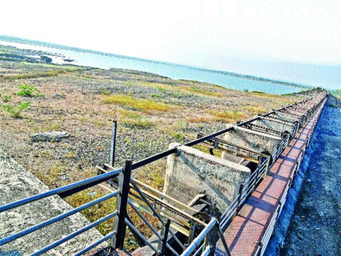 Only 3 percent water supply in Nazare reservoir | नाझरे जलाशयात केवळ ३ टक्केच उपयुक्त पाणीसाठा Only 3 percent water supply in Nazare reservoir | नाझरे जलाशयात केवळ ३ टक्केच उपयुक्त पाणीसाठा