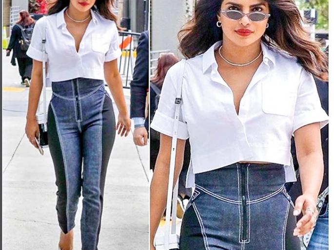 would you like to try Priyanka Chopra's danim style? | प्रियांका चोप्राची डेनीम स्टाईल आपल्याला शोभेल का?