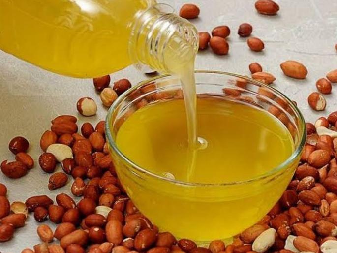 Peanut oil surpasses Rs 150 per kg | शेंगदाणा तेल १५० रुपये किलो पार  Peanut oil surpasses Rs 150 per kg | शेंगदाणा तेल १५० रुपये किलो पार