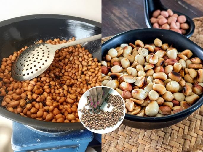 how to peel off roasted peanut skin quickly, 1 simple trick to peel off roasted peanut | भाजलेल्या शेंगदाण्यांची सालं काढणं खूप अवघड- वेळखाऊ वाटतं? घ्या खास ट्रिक- १ मिनिटांत होईल काम