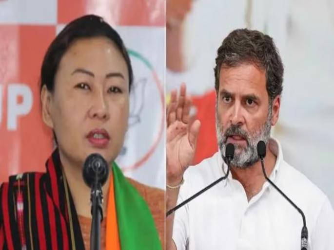 Phangnon Konyak : Rahul Gandhi came close to me, made me feel uncomfortable, alleges BJP woman MP | कोण आहेत भाजप खासदार फांगनोन कोन्याक? ज्यांनी राहुल गांधींवर केलाय गैरवर्तनाचा आरोप  Phangnon Konyak : Rahul Gandhi came close to me, made me feel uncomfortable, alleges BJP woman MP | कोण आहेत भाजप खासदार फांगनोन कोन्याक? ज्यांनी राहुल गांधींवर केलाय गैरवर्तनाचा आरोप