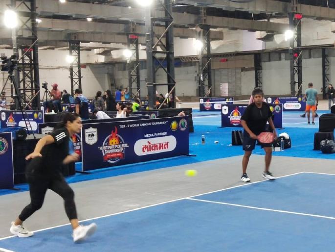 Ultimate Pickleball; Shraddha-Joan narrowly miss out on gold, Singh brothers win in Under-16 category | अल्टिमेट पिकलबॉल; श्रध्दा-जोआन यांचे सुवर्ण थोडक्यात हुकले, १६ वर्षांखालील गटात सिंग बंधूंची बाजी Ultimate Pickleball; Shraddha-Joan narrowly miss out on gold, Singh brothers win in Under-16 category | अल्टिमेट पिकलबॉल; श्रध्दा-जोआन यांचे सुवर्ण थोडक्यात हुकले, १६ वर्षांखालील गटात सिंग बंधूंची बाजी
