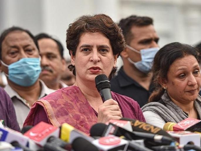 UP Assembly Election, In Uttar Pradesh Congress will give tickets to 40 per cent women, says Priyanka Gandhi | उत्तर प्रदेश विधानसभा निवडणुकीत काँग्रेसच्या 40 टक्के जागा महिलांसाठी राखीव, प्रियंका गांधींची माहिती UP Assembly Election, In Uttar Pradesh Congress will give tickets to 40 per cent women, says Priyanka Gandhi | उत्तर प्रदेश विधानसभा निवडणुकीत काँग्रेसच्या 40 टक्के जागा महिलांसाठी राखीव, प्रियंका गांधींची माहिती
