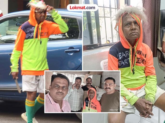pune crime police arrest masked man carrying sharp weapon | निगडी शस्त्र हातात घेऊन दहशत माजवणारा मास्क मॅन पोलिसांच्या ताब्यात