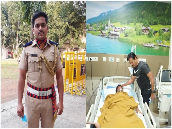 robbers car in madhya pradesh hit a police one policeman was injured crime news | पिंपरी-चिंचवड: मध्यप्रदेशातील दरोडेखाेरांनी पोलिसांच्या अंगावर घातली मोटार; एक पोलीस कर्मचारी जखमी robbers car in madhya pradesh hit a police one policeman was injured crime news | पिंपरी-चिंचवड: मध्यप्रदेशातील दरोडेखाेरांनी पोलिसांच्या अंगावर घातली मोटार; एक पोलीस कर्मचारी जखमी